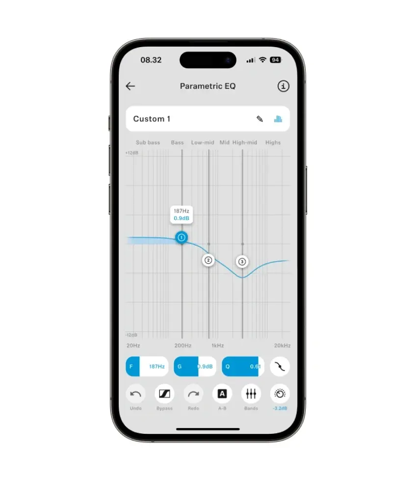 Parametric equalizer: The precision to get exactly what you want